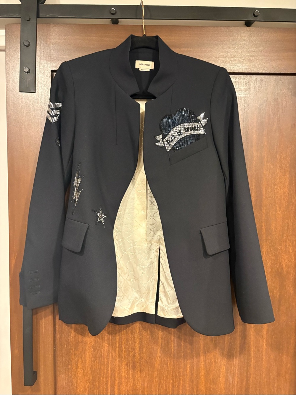 Zadig & Voltaire Very Bis Multistrass Blazer 2 Navy